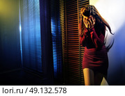 Portrait of a crying young woman. Стоковое фото, агентство Ingram Publishing / Фотобанк Лори
