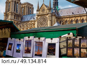 Saint Michel postcards in Notre Dame Paris photomount card images of my own copyright. Стоковое фото, агентство Ingram Publishing / Фотобанк Лори
