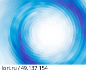 vector vortex effect. Abstract composition - round on the water. Vector with mosaic tiles, visual illusion of gradient effect, but vector without gradient. Стоковая иллюстрация, агентство Ingram Publishing / Фотобанк Лори