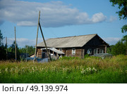 Село Водла (2024 год). Стоковое фото, фотограф Светлана Труфанова / Фотобанк Лори
