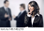 Portrait of a young ambitious employee. Стоковое фото, агентство Ingram Publishing / Фотобанк Лори