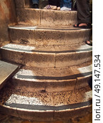 Stairway to Golgotha in the Holy Sepulchre in Jerusalem, Israel. Стоковое фото, агентство Ingram Publishing / Фотобанк Лори