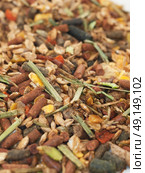 natural  muesli  with live yeast  background for horse. Стоковое фото, агентство Ingram Publishing / Фотобанк Лори