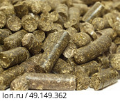 herbs granules background. food for horse and farm animal. Стоковое фото, агентство Ingram Publishing / Фотобанк Лори