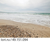 Sky with clouds and stormy waves in the sea. Стоковое фото, агентство Ingram Publishing / Фотобанк Лори