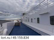 MV Fundy Rose ferry in the Bay of Fundy, New Brunswick, Canada. Стоковое фото, агентство Ingram Publishing / Фотобанк Лори