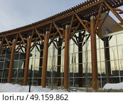 Building of Royal Canadian Mounted Police, Prince George, British Columbia, Canada. Стоковое фото, агентство Ingram Publishing / Фотобанк Лори