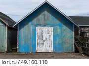 Fishing sheds at harbor, Kensington, Prince Edward Island, Canada. Стоковое фото, агентство Ingram Publishing / Фотобанк Лори