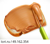 Peanut butter, 3d vector icon. Стоковая иллюстрация, агентство Ingram Publishing / Фотобанк Лори