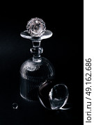 Elegant Glassworks Illuminated in Captivating Light. Стоковое фото, фотограф Мара Фрибус / Фотобанк Лори