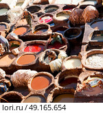 blur in morocco africa the antique tannery near the medina . Стоковое фото, агентство Ingram Publishing / Фотобанк Лори