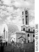 in amman jordan the chatolic church and the cross for religion. Стоковое фото, агентство Ingram Publishing / Фотобанк Лори