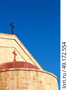 in amman jordan the chatolic church and the cross for religion. Стоковое фото, агентство Ingram Publishing / Фотобанк Лори