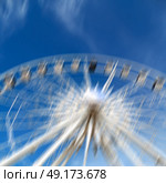 in south africa close up of the blur ferris weel  texture background and sky. Стоковое фото, агентство Ingram Publishing / Фотобанк Лори