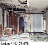 Abandoned hotel  after the 2004 tsunami. Thailand. Phuket. Стоковое фото, агентство Ingram Publishing / Фотобанк Лори