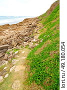 blur in south africa   sky ocean  isimagaliso reserve nature and rocks. Стоковое фото, агентство Ingram Publishing / Фотобанк Лори
