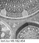 blur in iran abstract texture of the  religion  architecture mosque roof persian history. Стоковое фото, агентство Ingram Publishing / Фотобанк Лори
