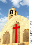 in amman jordan the chatolic church and the cross for religion. Стоковое фото, агентство Ingram Publishing / Фотобанк Лори