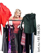 Sales makes a girl happy. Стоковое фото, агентство Ingram Publishing / Фотобанк Лори