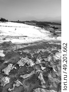 unique abstract in pamukkale turkey  asia the old calcium bath and travertine water. Стоковое фото, агентство Ingram Publishing / Фотобанк Лори