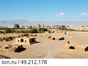 blur in iran near yazd the antique zoroastrian temple abandonated house and contruction. Стоковое фото, агентство Ingram Publishing / Фотобанк Лори