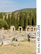  pamukkale    old       construction in asia turkey the column  and the roman temple . Стоковое фото, агентство Ingram Publishing / Фотобанк Лори