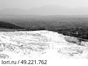 unique abstract in pamukkale turkey  asia the old calcium bath and travertine water. Стоковое фото, агентство Ingram Publishing / Фотобанк Лори
