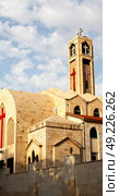 in amman jordan the chatolic church and the cross for religion. Стоковое фото, агентство Ingram Publishing / Фотобанк Лори