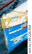   philippines old dirty prow of a boat in the port like abstract . Стоковое фото, агентство Ingram Publishing / Фотобанк Лори