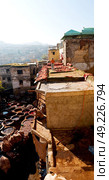 blur in morocco africa the antique tannery near the medina . Стоковое фото, агентство Ingram Publishing / Фотобанк Лори