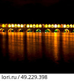 in iran   the old bridge of isfahan for light and night. Стоковое фото, агентство Ingram Publishing / Фотобанк Лори