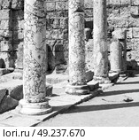  old construction in asia turkey the column  and the roman temple . Стоковое фото, агентство Ingram Publishing / Фотобанк Лори