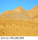 in   africa morocco the atlas dry mountain ground isolated hill valley. Стоковое фото, агентство Ingram Publishing / Фотобанк Лори