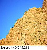 in todra africa morocco the atlas dry mountain. Стоковое фото, агентство Ingram Publishing / Фотобанк Лори