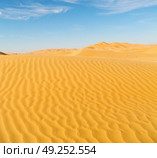 the empty quarter and outdoor  sand dune in oman old desert rub al khali . Стоковое фото, агентство Ingram Publishing / Фотобанк Лори