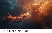 Colorful nebula, star galaxy, Space nebulae, celestial bodies and of cosmic gas in deep space. Стоковое AI-изображение, AI-художник Anastasy Yarmolovich / Фотобанк Лори
