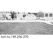 in iran antique palace and  caravanserai old contruction for travel people. Стоковое фото, агентство Ingram Publishing / Фотобанк Лори