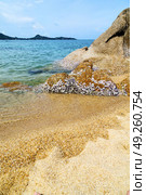 kho samui  bay isle white  beach    rocks in thailand asia and south china sea . Стоковое фото, агентство Ingram Publishing / Фотобанк Лори