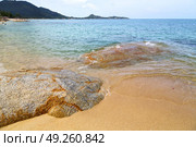 kho samui  bay isle white  beach    rocks in thailand asia and south china sea . Стоковое фото, агентство Ingram Publishing / Фотобанк Лори