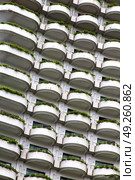 reflex of some gray palace in a window terrace of the centre  bangkok thailand. Стоковое фото, агентство Ingram Publishing / Фотобанк Лори