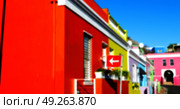 blur in south africa cape town    bo kaap architecture   like   texture background. Стоковое фото, агентство Ingram Publishing / Фотобанк Лори