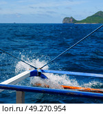 blur  in  philippines   view of the island hill from the prow of a boat. Стоковое фото, агентство Ingram Publishing / Фотобанк Лори