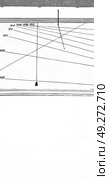 in italy sundial and gnomon antique historical medieval decoration wall. Стоковое фото, агентство Ingram Publishing / Фотобанк Лори