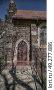 blur  in south africa  old  church  in city center of reinet graaf and religion building. Стоковое фото, агентство Ingram Publishing / Фотобанк Лори