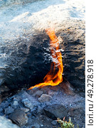 blur in turkey the chimera eternal fire from natural gas     in the rocks. Стоковое фото, агентство Ingram Publishing / Фотобанк Лори