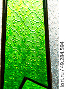 colorated glass and sun in morocco africa window and light. Стоковое фото, агентство Ingram Publishing / Фотобанк Лори
