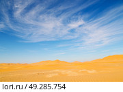 the empty quarter  and outdoor  sand  dune in oman old desert rub al khali . Стоковое фото, агентство Ingram Publishing / Фотобанк Лори