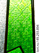 colorated glass and sun in morocco africa window and light. Стоковое фото, агентство Ingram Publishing / Фотобанк Лори