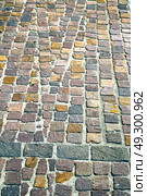 brick in  varano borghi   street lombardy italy  varese abstract   pavement of a curch and marble. Стоковое фото, агентство Ingram Publishing / Фотобанк Лори