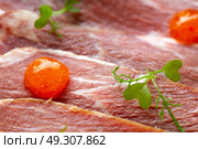 Iberian pork ham with XO sauce recipe. Стоковое фото, агентство Ingram Publishing / Фотобанк Лори